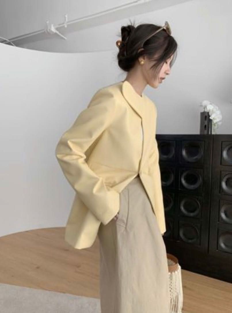 新デザインボタンベルトジャケット 3色展開 - select store mirror me新デザインボタンベルトジャケット 3色展開197037653mirror meselect store mirror me197037653S