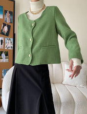 ウェーブデザイン美ラインノーカラージャケット 3色展開 - select store mirror meウェーブデザイン美ラインノーカラージャケット 3色展開197266162mirror meselect store mirror me197266162ホワイトS