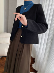 ウェーブデザイン美ラインノーカラージャケット 3色展開 - select store mirror meウェーブデザイン美ラインノーカラージャケット 3色展開197266162mirror meselect store mirror me197266162ホワイトS