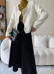 ウェーブデザイン美ラインノーカラージャケット 3色展開 - select store mirror meウェーブデザイン美ラインノーカラージャケット 3色展開197266162mirror meselect store mirror me197266162ホワイトS