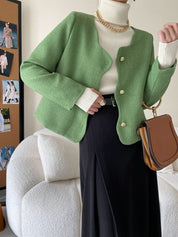 ウェーブデザイン美ラインノーカラージャケット 3色展開 - select store mirror meウェーブデザイン美ラインノーカラージャケット 3色展開197266162mirror meselect store mirror me197266162ホワイトS