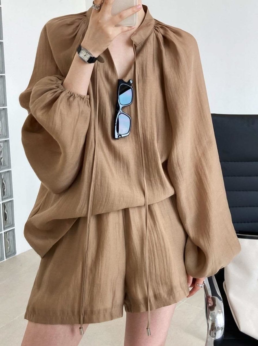 【動画あり】シフォンリラックスセットアップ 3色展開 - select store mirror me【動画あり】シフォンリラックスセットアップ 3色展開198664431mirror meselect store mirror me198664431アイボリーS