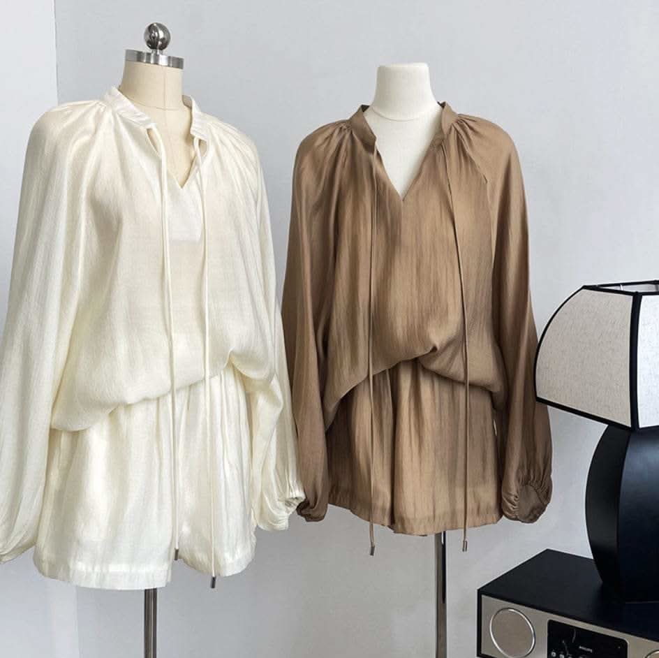 【動画あり】シフォンリラックスセットアップ 3色展開 - select store mirror me【動画あり】シフォンリラックスセットアップ 3色展開198664431mirror meselect store mirror me198664431アイボリーS