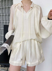 【動画あり】シフォンリラックスセットアップ 3色展開 - select store mirror me【動画あり】シフォンリラックスセットアップ 3色展開198664431mirror meselect store mirror me198664431アイボリーS