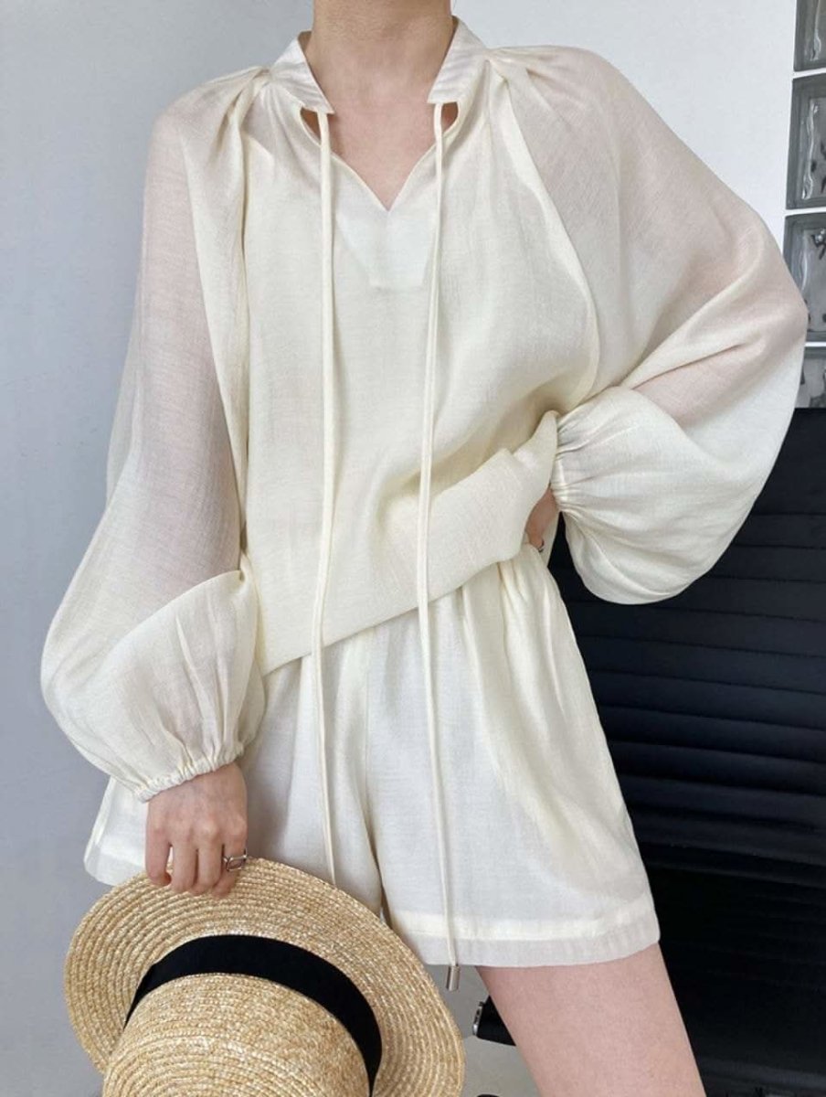 【動画あり】シフォンリラックスセットアップ 3色展開 - select store mirror me【動画あり】シフォンリラックスセットアップ 3色展開198664431mirror meselect store mirror me198664431アイボリーS