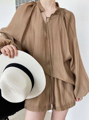 【動画あり】シフォンリラックスセットアップ 3色展開 - select store mirror me【動画あり】シフォンリラックスセットアップ 3色展開198664431mirror meselect store mirror me198664431アイボリーS