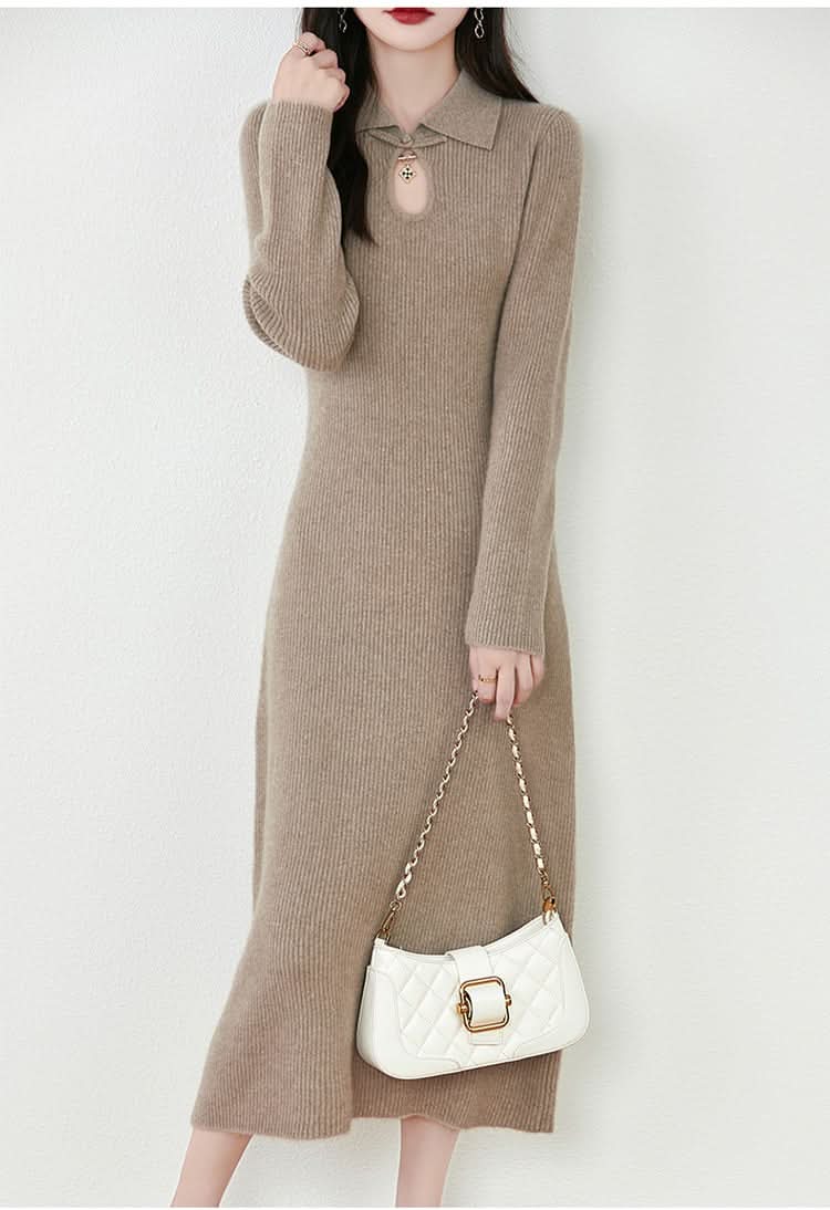 サークルフロントオープンリブニットワンピース 3色展開 - select store mirror meサークルフロントオープンリブニットワンピース 3色展開198674821mirror meselect store mirror me198674821アイボリーXS