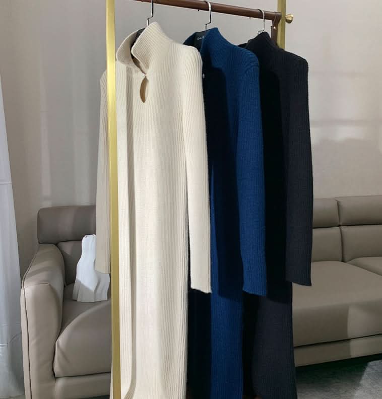 サークルフロントオープンリブニットワンピース 3色展開 - select store mirror meサークルフロントオープンリブニットワンピース 3色展開198674821mirror meselect store mirror me198674821アイボリーXS