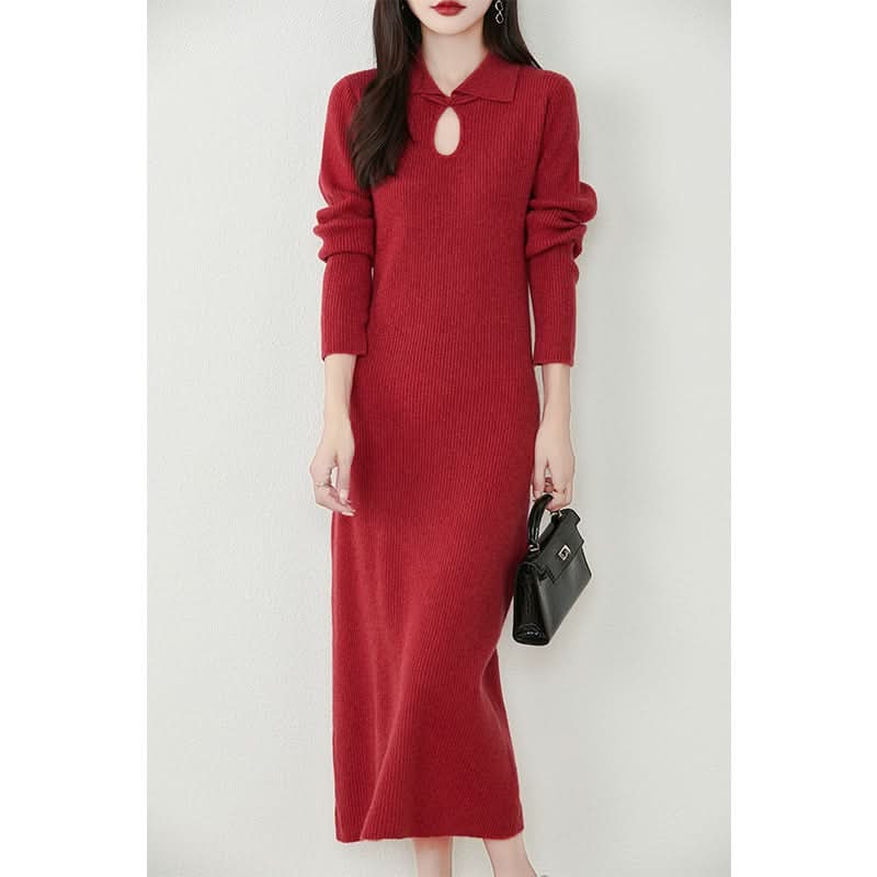 サークルフロントオープンリブニットワンピース 3色展開 - select store mirror meサークルフロントオープンリブニットワンピース 3色展開198674821mirror meselect store mirror me198674821アイボリーXS