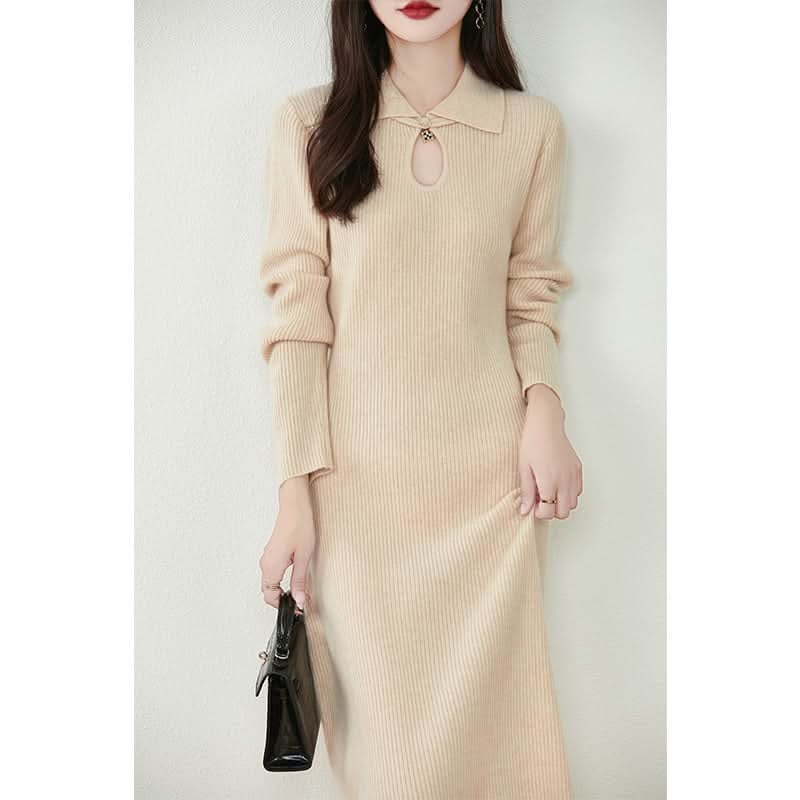 サークルフロントオープンリブニットワンピース 3色展開 - select store mirror meサークルフロントオープンリブニットワンピース 3色展開198674821mirror meselect store mirror me198674821アイボリーXS