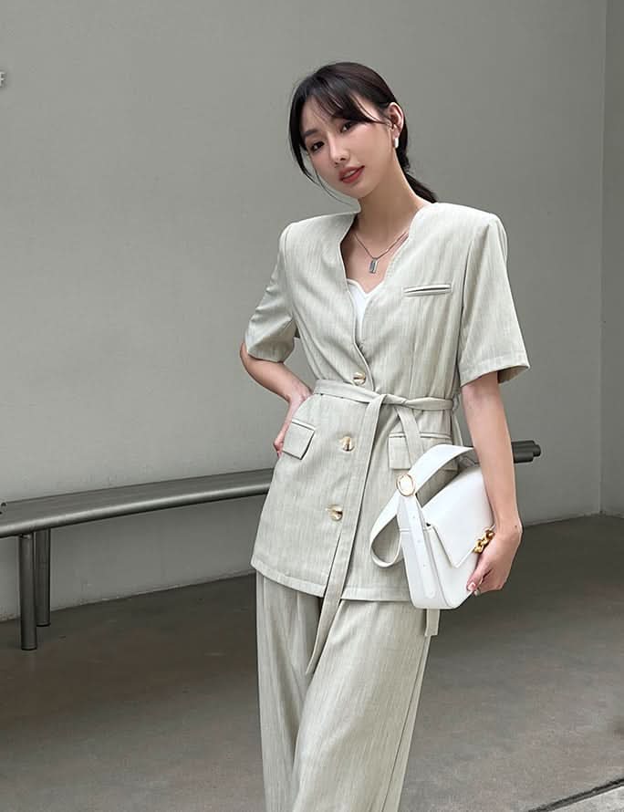 スカラップデザインクール素材セットアップ 3色展開 - select store mirror meスカラップデザインクール素材セットアップ 3色展開198676160mirror meselect store mirror me198676160ブルーS