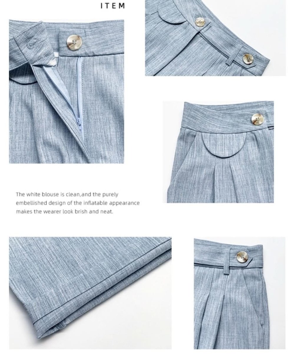 スカラップデザインクール素材セットアップ 3色展開 - select store mirror meスカラップデザインクール素材セットアップ 3色展開198676160mirror meselect store mirror me198676160ブルーS