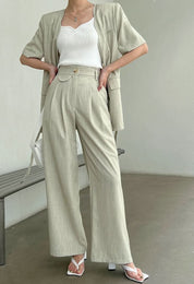 スカラップデザインクール素材セットアップ 3色展開 - select store mirror meスカラップデザインクール素材セットアップ 3色展開198676160mirror meselect store mirror me198676160ブルーS