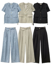 スカラップデザインクール素材セットアップ 3色展開 - select store mirror meスカラップデザインクール素材セットアップ 3色展開198676160mirror meselect store mirror me198676160ブルーS