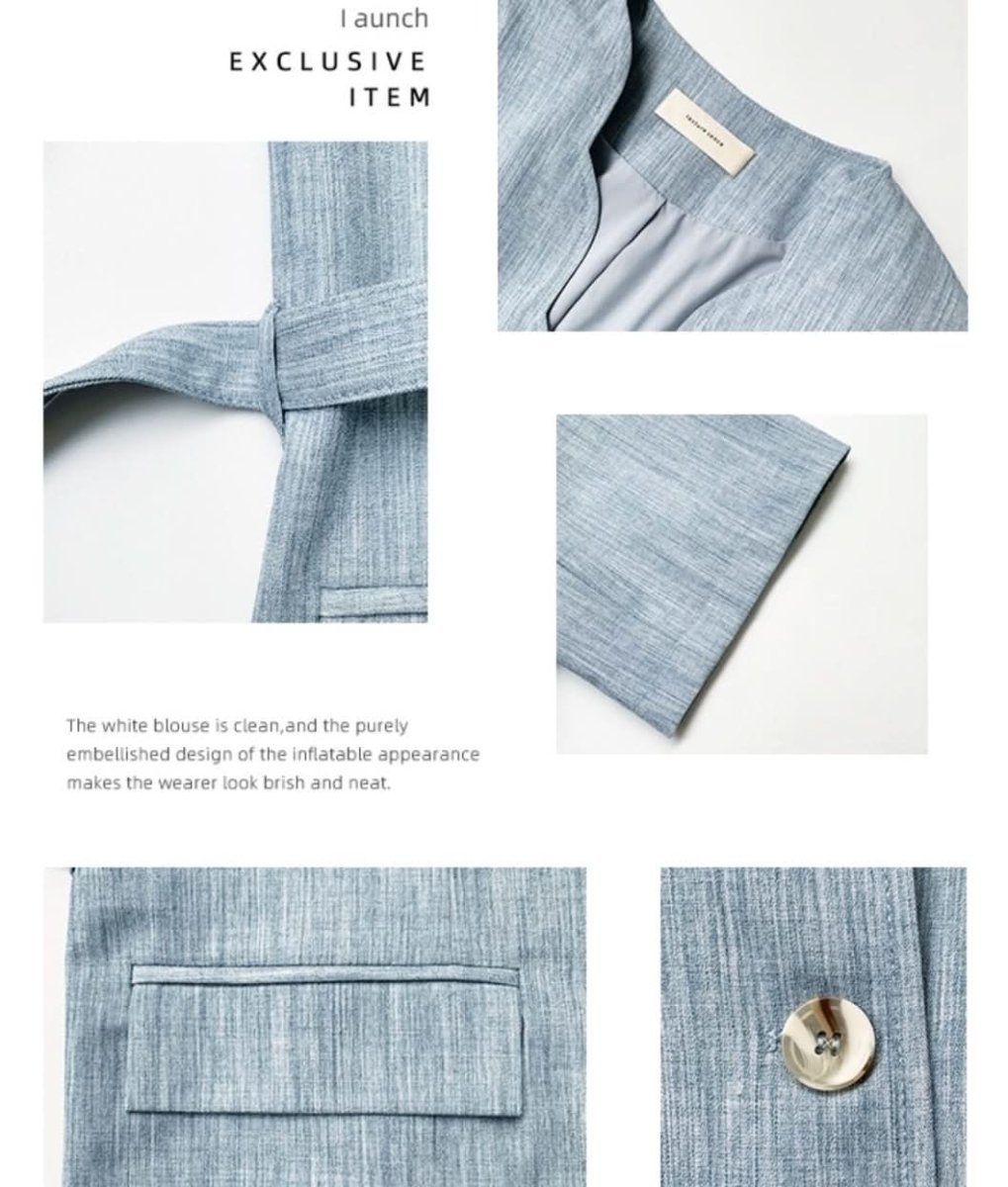 スカラップデザインクール素材セットアップ 3色展開 - select store mirror meスカラップデザインクール素材セットアップ 3色展開198676160mirror meselect store mirror me198676160ブルーS