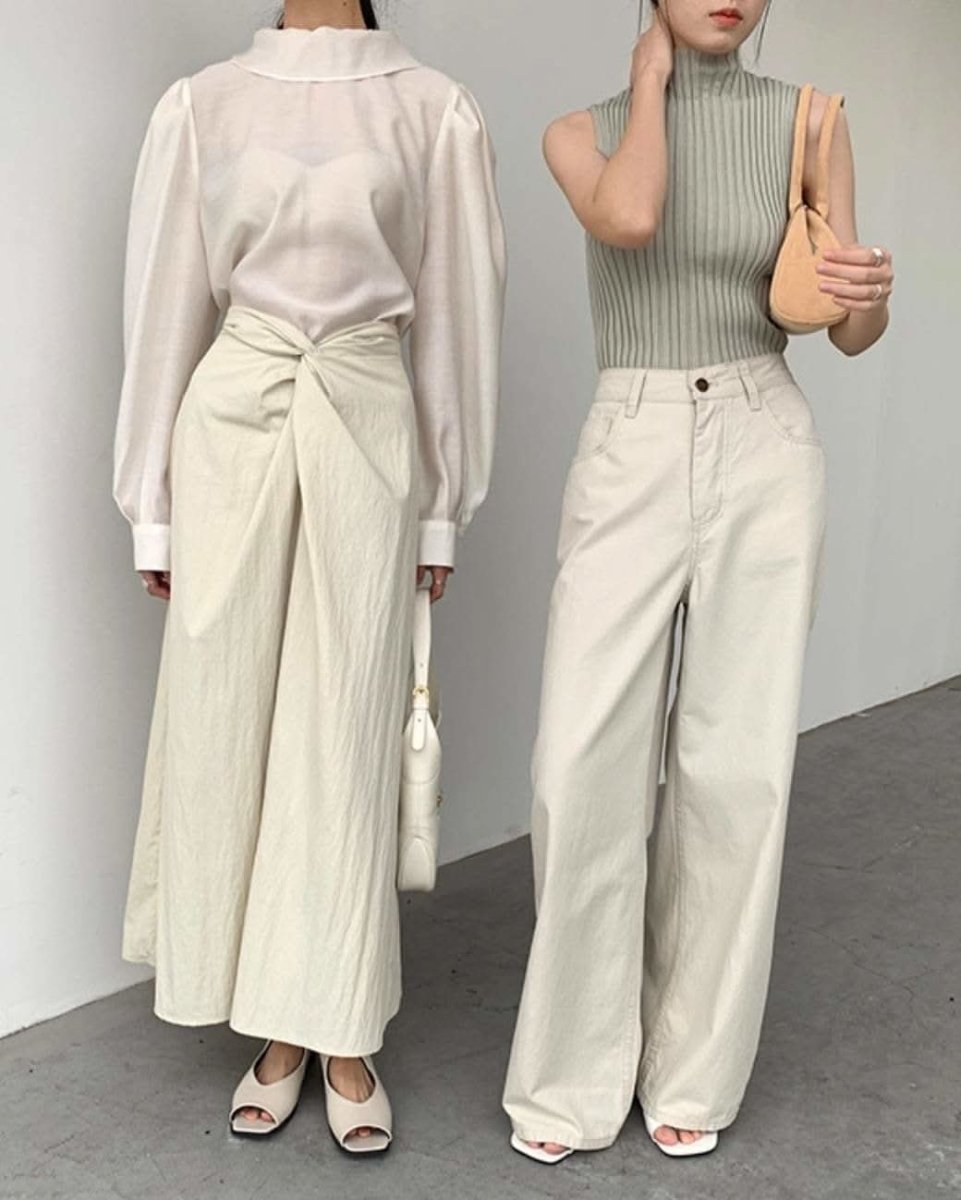 【動画あり】フロントねじれデザインフレアスカート 3色展開 - select store mirror me【動画あり】フロントねじれデザインフレアスカート 3色展開200962196mirror meselect store mirror me200962196ホワイトS