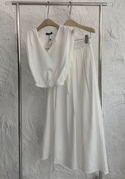 【動画あり】ノースリーブクロップド丈トップス&スカートセットアップ 3色展開 - select store mirror me【動画あり】ノースリーブクロップド丈トップス&スカートセットアップ 3色展開201651716mirror meselect store mirror me201651716ホワイト