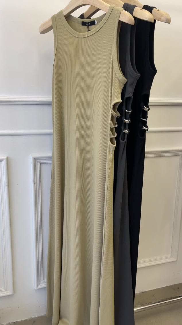 【動画あり】サイド金具スリーカットオープンワンピース 3色展開 - select store mirror me【動画あり】サイド金具スリーカットオープンワンピース 3色展開201802244mirror meselect store mirror me201802244ベージュS