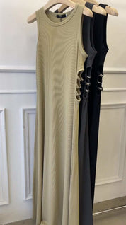 【動画あり】サイド金具スリーカットオープンワンピース 3色展開 - select store mirror me【動画あり】サイド金具スリーカットオープンワンピース 3色展開201802244mirror meselect store mirror me201802244ベージュS