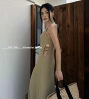 【動画あり】サイド金具スリーカットオープンワンピース 3色展開 - select store mirror me【動画あり】サイド金具スリーカットオープンワンピース 3色展開201802244mirror meselect store mirror me201802244ベージュS