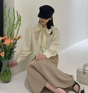 【動画あり】ビッグリボンクロップド丈ブラウス 3色展開 - select store mirror me【動画あり】ビッグリボンクロップド丈ブラウス 3色展開201818798mirror meselect store mirror me201818798ホワイトS