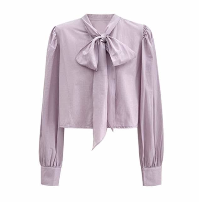 【動画あり】ビッグリボンクロップド丈ブラウス 3色展開 - select store mirror me【動画あり】ビッグリボンクロップド丈ブラウス 3色展開201818798mirror meselect store mirror me201818798ホワイトS