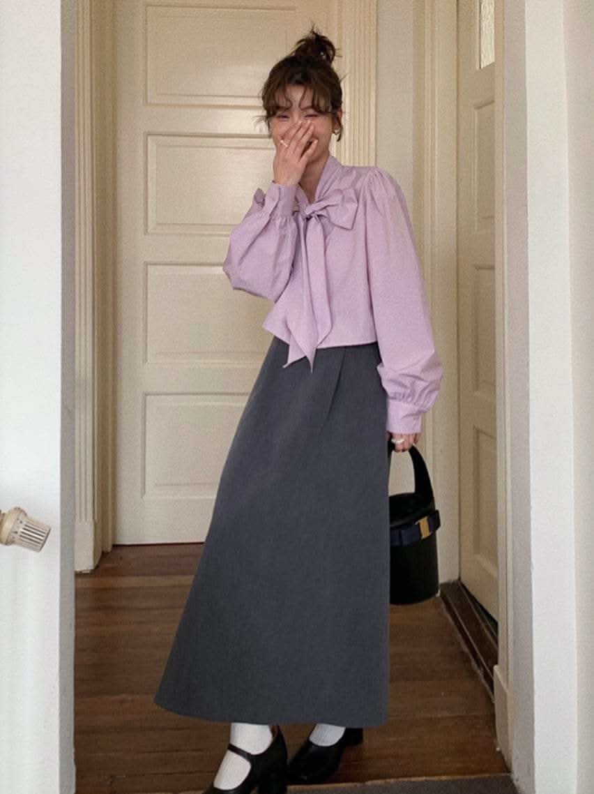 【動画あり】ビッグリボンクロップド丈ブラウス 3色展開 - select store mirror me【動画あり】ビッグリボンクロップド丈ブラウス 3色展開201818798mirror meselect store mirror me201818798ホワイトS