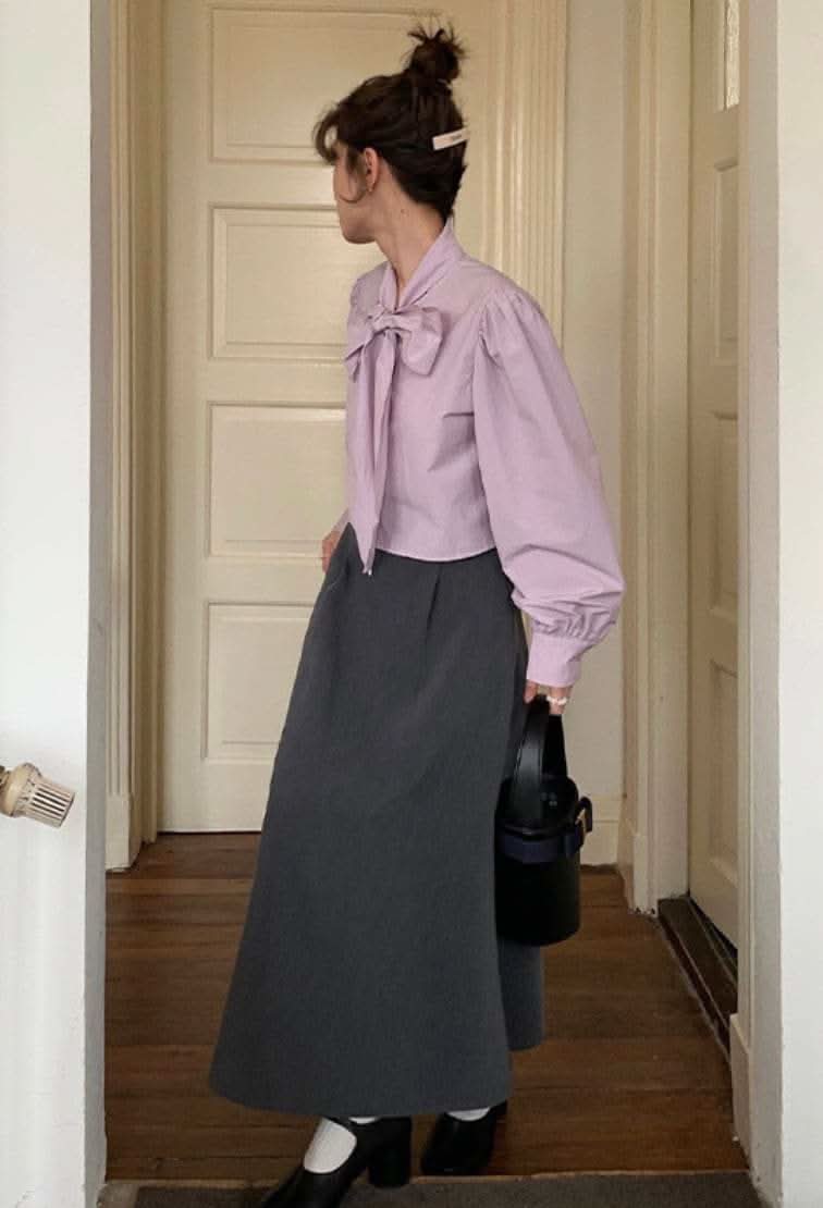 【動画あり】ビッグリボンクロップド丈ブラウス 3色展開 - select store mirror me【動画あり】ビッグリボンクロップド丈ブラウス 3色展開201818798mirror meselect store mirror me201818798ホワイトS