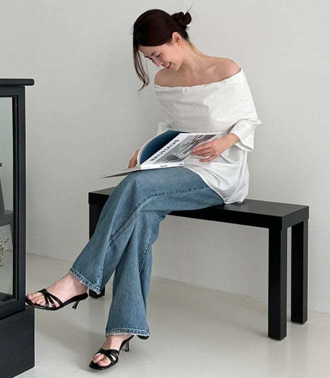 【動画あり】オーバーオフショルダーストレートトップス 3色展開 - select store mirror me【動画あり】オーバーオフショルダーストレートトップス 3色展開203427019mirror meselect store mirror me203427019ホワイト