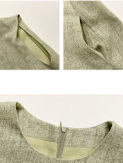 【動画あり】サックスタイルミニワンピース 3色展開 - select store mirror me【動画あり】サックスタイルミニワンピース 3色展開204229601mirror meselect store mirror me204229601グリーンS