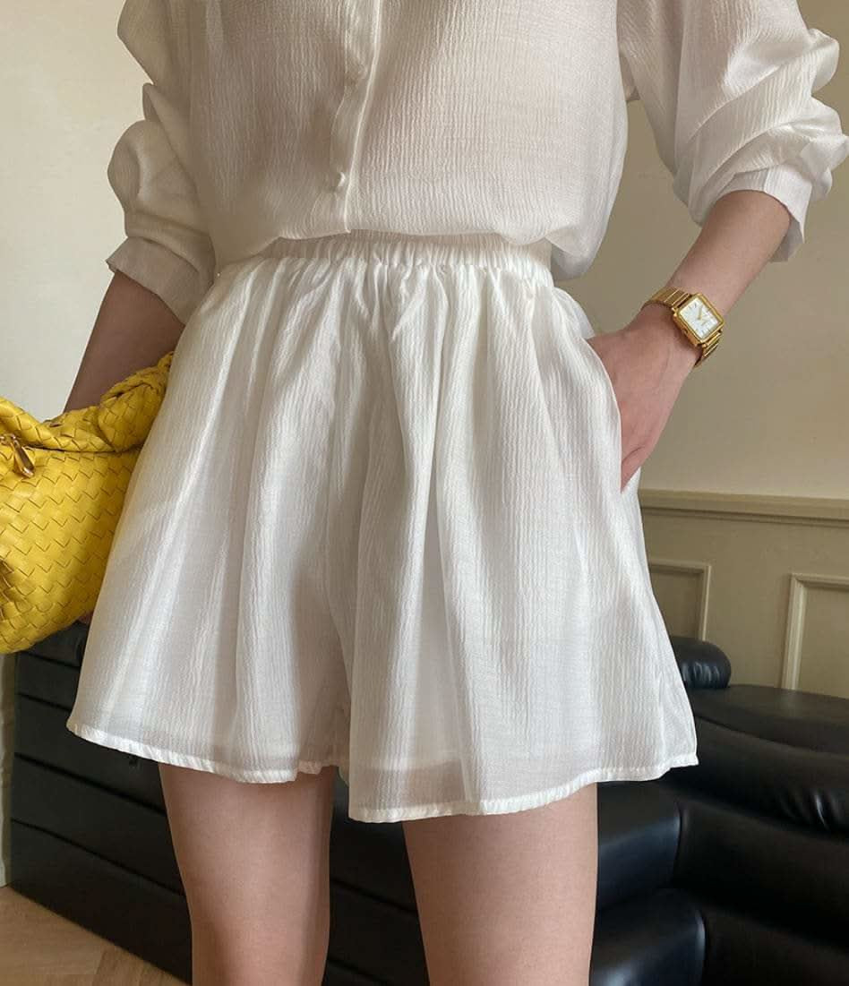 【動画あり】シアークールパンツセットアップ 3色展開 - select store mirror me【動画あり】シアークールパンツセットアップ 3色展開208527791mirror meselect store mirror me208527791ホワイトS