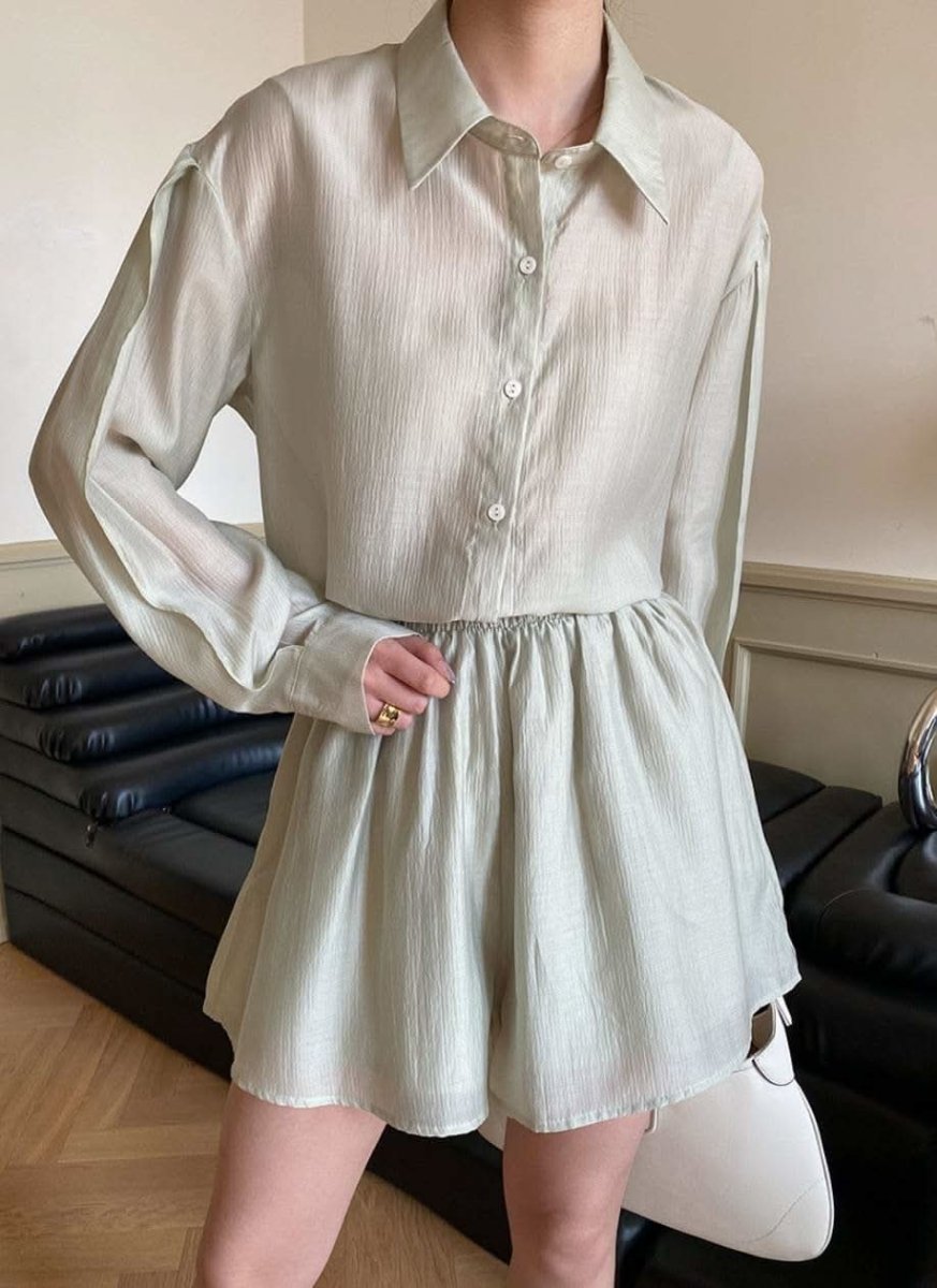 【動画あり】シアークールパンツセットアップ 3色展開 - select store mirror me【動画あり】シアークールパンツセットアップ 3色展開208527791mirror meselect store mirror me208527791ホワイトS