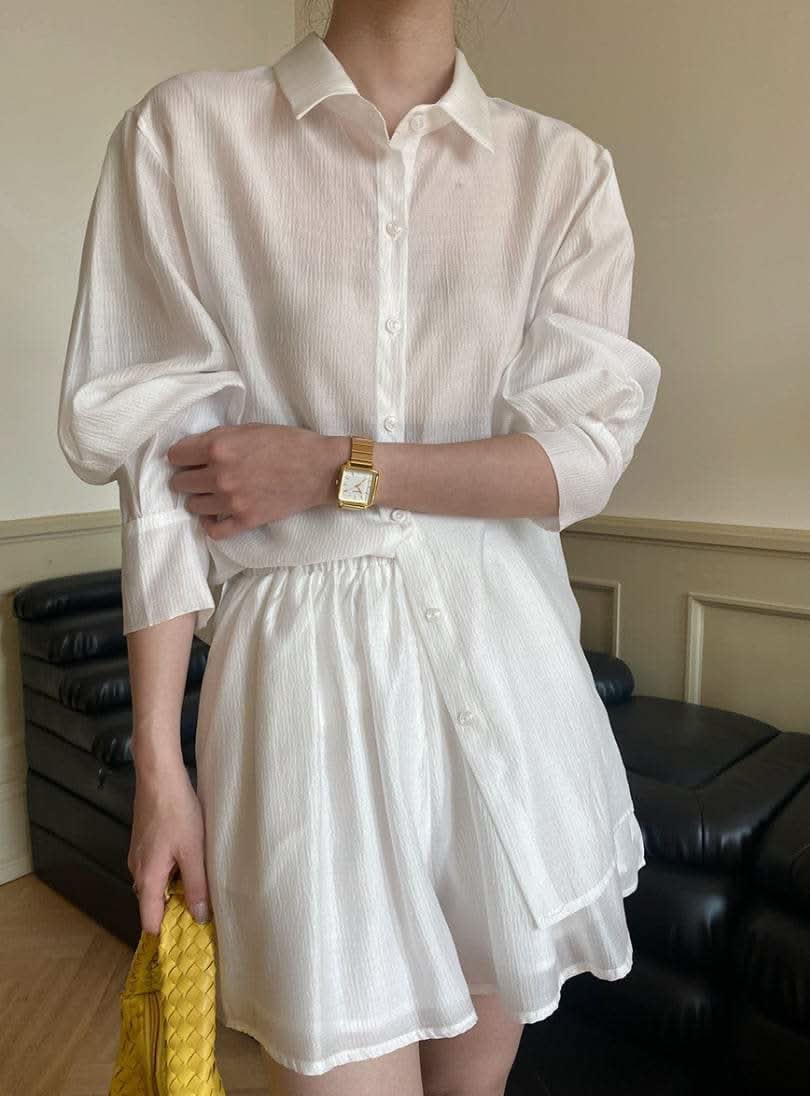 【動画あり】シアークールパンツセットアップ 3色展開 - select store mirror me【動画あり】シアークールパンツセットアップ 3色展開208527791mirror meselect store mirror me208527791ホワイトS