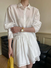 【動画あり】シアークールパンツセットアップ 3色展開 - select store mirror me【動画あり】シアークールパンツセットアップ 3色展開208527791mirror meselect store mirror me208527791ホワイトS