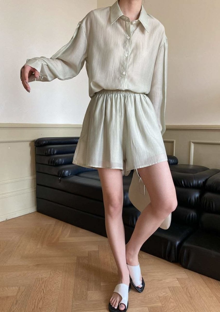 【動画あり】シアークールパンツセットアップ 3色展開 - select store mirror me【動画あり】シアークールパンツセットアップ 3色展開208527791mirror meselect store mirror me208527791ホワイトS