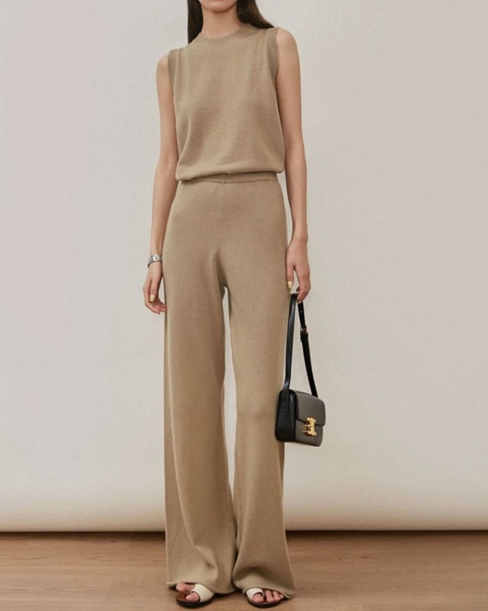 ノースリーブ&フレアパンツ&ルーズセーター3点セット 3色展開 - select store mirror meノースリーブ&フレアパンツ&ルーズセーター3点セット 3色展開156168846mirror meselect store mirror me156168846ベージュ S