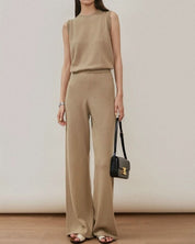 ノースリーブ&フレアパンツ&ルーズセーター3点セット 3色展開 - select store mirror meノースリーブ&フレアパンツ&ルーズセーター3点セット 3色展開156168846mirror meselect store mirror me156168846ベージュ S