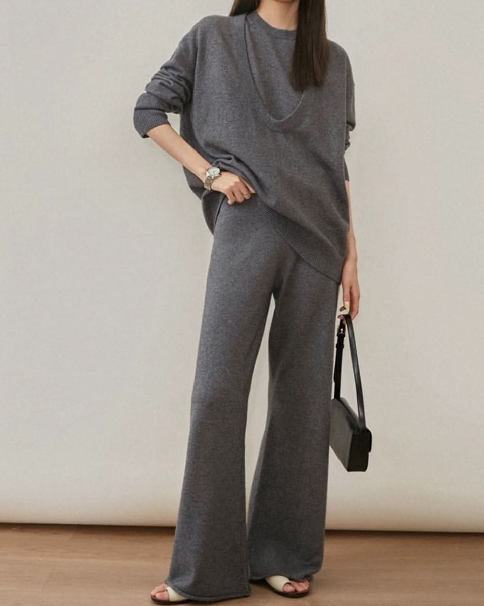 ノースリーブ&フレアパンツ&ルーズセーター3点セット 3色展開 - select store mirror meノースリーブ&フレアパンツ&ルーズセーター3点セット 3色展開156168846mirror meselect store mirror me156168846ベージュ S