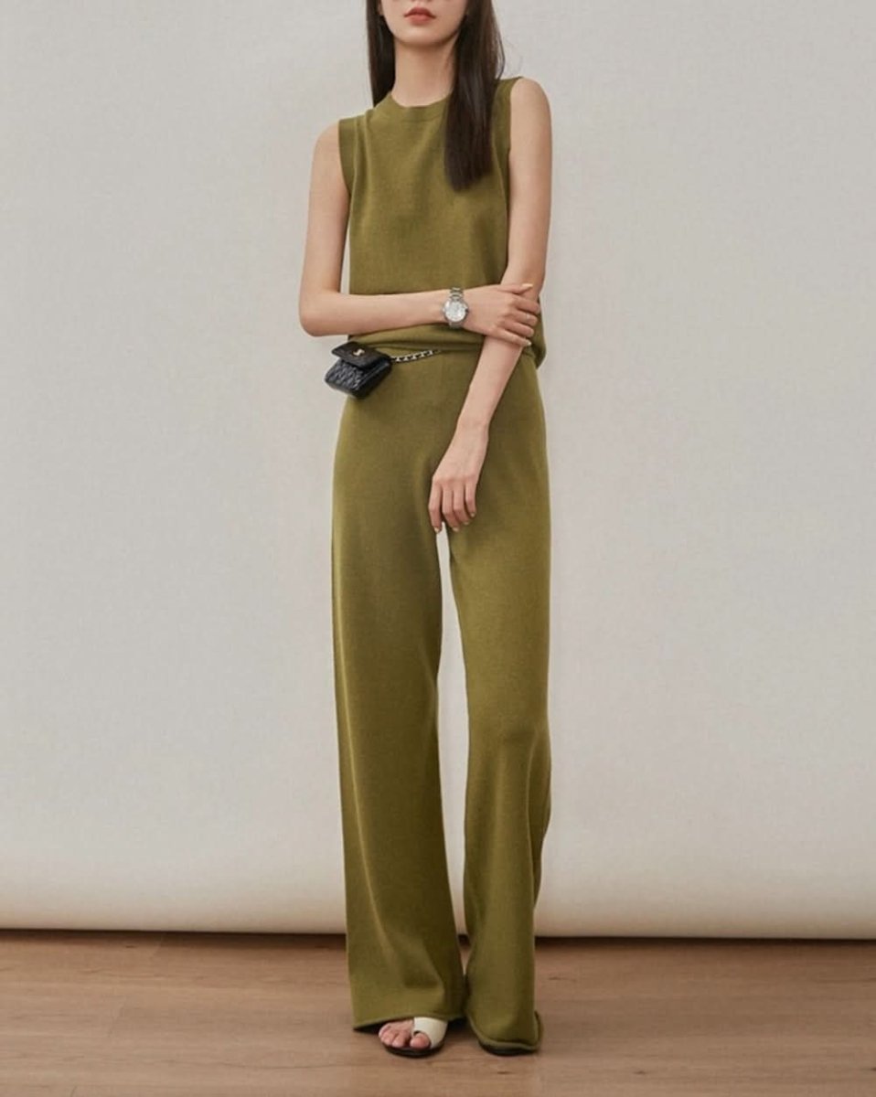 ノースリーブ&フレアパンツ&ルーズセーター3点セット 3色展開 - select store mirror meノースリーブ&フレアパンツ&ルーズセーター3点セット 3色展開156168846mirror meselect store mirror me156168846ベージュ S