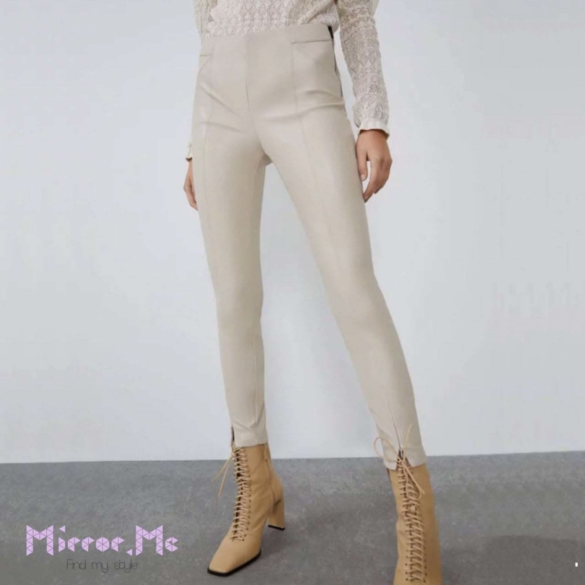 <即納あり>【動画あり】裾ジップ付きエコレザースキニーレザーパンツ 3色展開 - select store mirror me<即納あり>【動画あり】裾ジップ付きエコレザースキニーレザーパンツ 3色展開85268241mirror meselect store mirror me85268241【即納】ベージュ XS