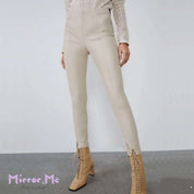 <即納あり>【動画あり】裾ジップ付きエコレザースキニーレザーパンツ 3色展開 - select store mirror me<即納あり>【動画あり】裾ジップ付きエコレザースキニーレザーパンツ 3色展開85268241mirror meselect store mirror me85268241【即納】ベージュ XS