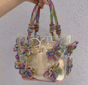 【動画あり】フラワービジューハイデザインクリアバッグ 3種3色展開 - select store mirror me【動画あり】フラワービジューハイデザインクリアバッグ 3種3色展開206542803mirror meselect store mirror me206542803シルバー×小サイズ