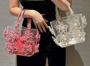 【動画あり】フラワービジューハイデザインクリアバッグ 3種3色展開 - select store mirror me【動画あり】フラワービジューハイデザインクリアバッグ 3種3色展開206542803mirror meselect store mirror me206542803シルバー×小サイズ