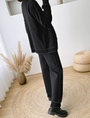 バイカラーステッチセットアップ3点セット - select store mirror meバイカラーステッチセットアップ3点セット189321984mirror meselect store mirror me189321984S