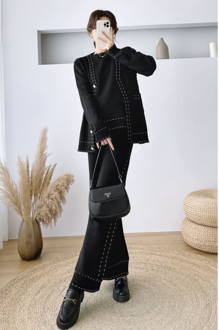 バイカラーステッチセットアップ3点セット - select store mirror meバイカラーステッチセットアップ3点セット189321984mirror meselect store mirror me189321984S