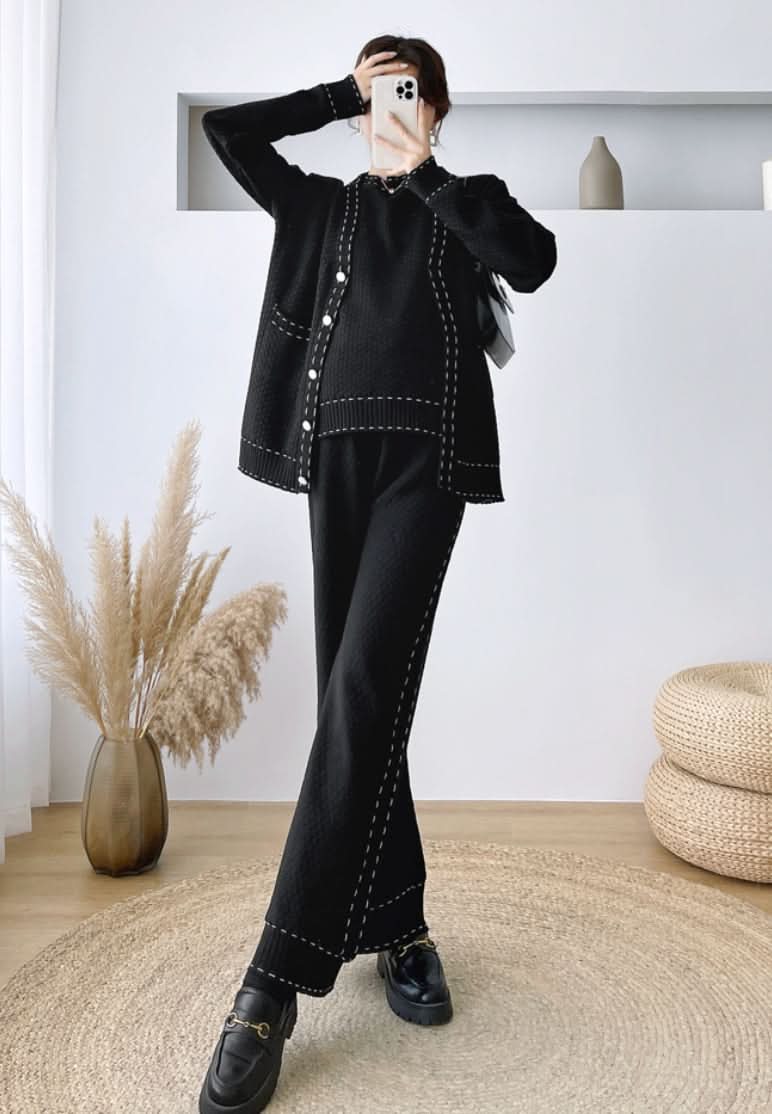 バイカラーステッチセットアップ3点セット - select store mirror meバイカラーステッチセットアップ3点セット189321984mirror meselect store mirror me189321984S