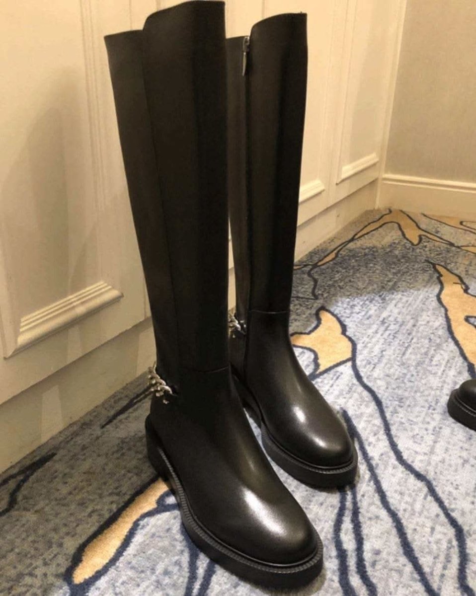 バックシルバーボリュームチェーンブラックブーツ 4種展開 - select store mirror meバックシルバーボリュームチェーンブラックブーツ 4種展開155471667mirror meselect store mirror me155471667ショート丈裏地シンプルレザー 22.5cm