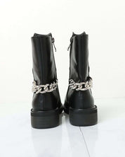 バックシルバーボリュームチェーンブラックブーツ 4種展開 - select store mirror meバックシルバーボリュームチェーンブラックブーツ 4種展開155471667mirror meselect store mirror me155471667ショート丈裏地シンプルレザー 22.5cm