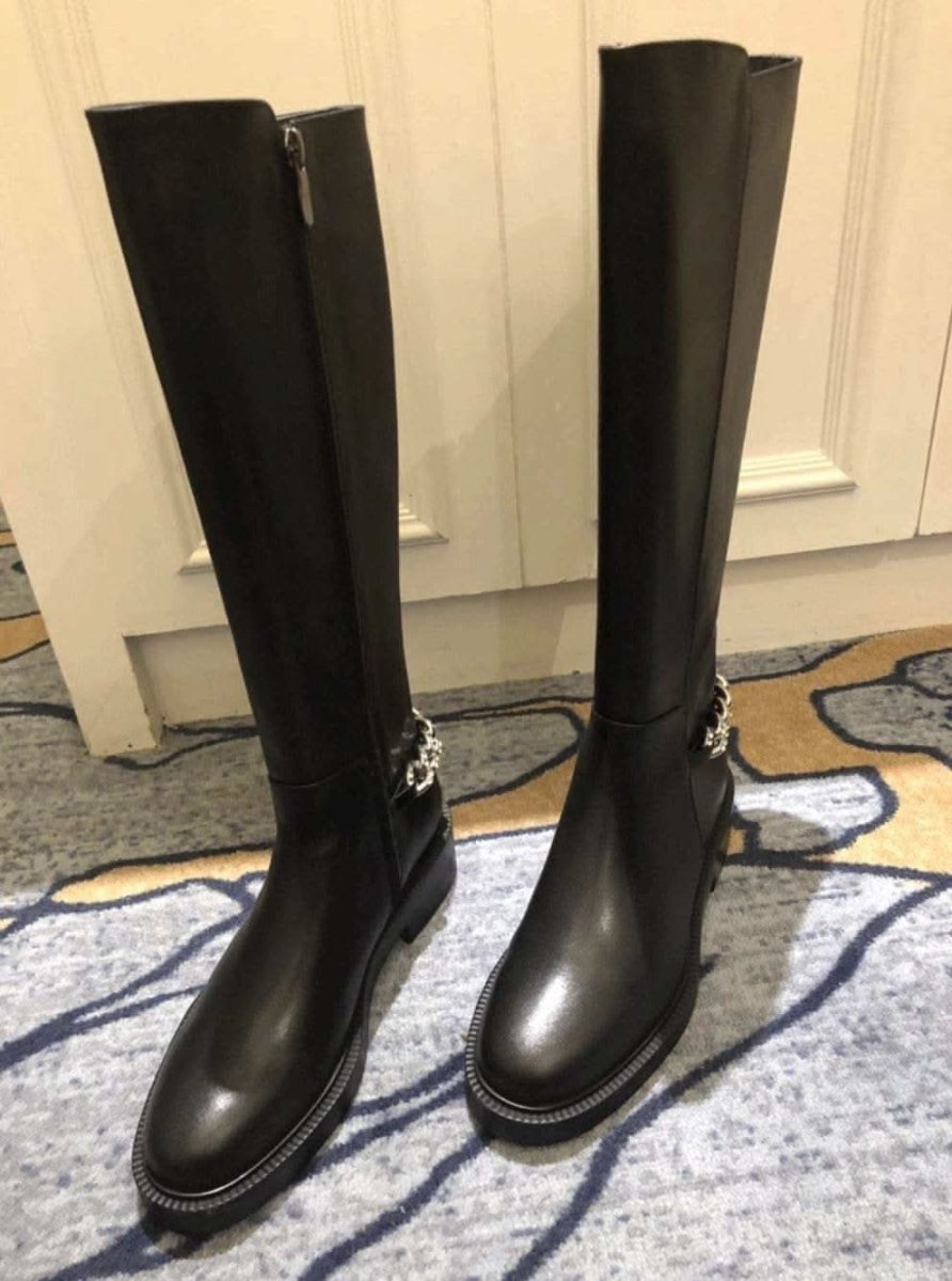 バックシルバーボリュームチェーンブラックブーツ 4種展開 - select store mirror meバックシルバーボリュームチェーンブラックブーツ 4種展開155471667mirror meselect store mirror me155471667ショート丈裏地シンプルレザー 22.5cm