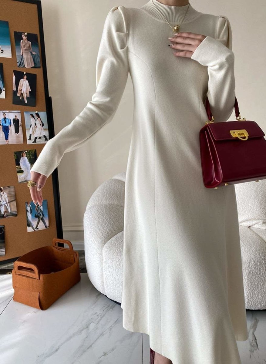 <インスタグラマー様ご愛用>【動画あり】パフスリーブエレガントニットワンピース 4色展開 - select store mirror me<インスタグラマー様ご愛用>【動画あり】パフスリーブエレガントニットワンピース 4色展開197270081mirror meselect store mirror me197270081アイボリー